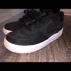 black sparkly air force